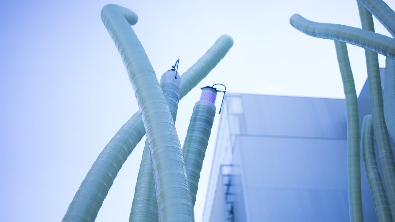 Neri Oxman S Swarm Of Fiberbots Autonomously Build Architectural