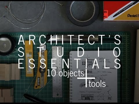 Architect's Studio Essentials - 10 objects + tools - Dezign Ark