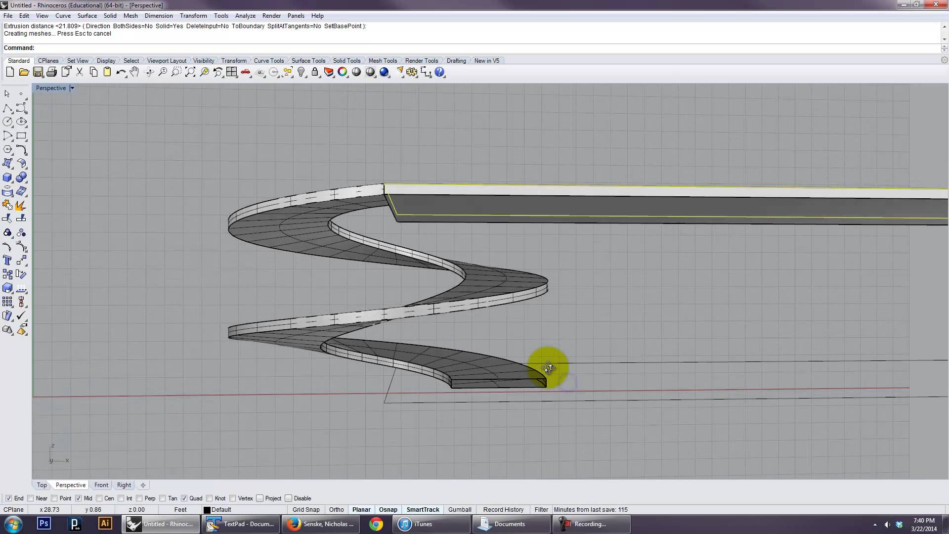 ARCH2102 Ramps in Rhino Dezign Ark (Beta)