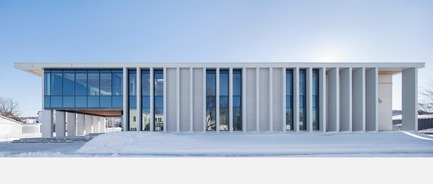 Press kit | 1172-07 - Press release | Rigaud City Hall - Affleck de la Riva architects - Institutional Architecture - Rigaud City Hall - North Elevation - Photo credit: Adrien Williams