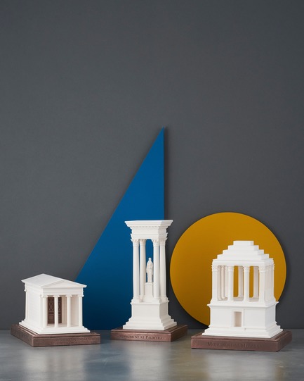 Press kit | 2253-07 - Press release | A Small World Filled With Big Ideas - Chisel & Mouse - Product - Monument at Mylasa, Monument at Palmyra and Temple of Artemis the Huntress from Sir John Soane’s Museum Collection by&nbsp;Chisel & Mouse - Photo credit: Chisel & Mouse