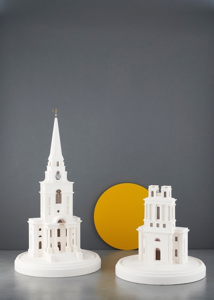 Press kit | 2253-07 - Press release | A Small World Filled With Big Ideas - Chisel & Mouse - Product - Nicholas Hawksmoor's Christ Church and St Mary Woolnoth London Churches by&nbsp;Chisel & Mouse - Photo credit: Chisel & Mouse