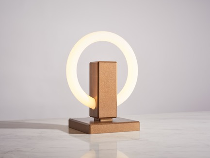 Press kit | 3412-02 - Press release | Karice, Award Winning Designer Unveils its Latest Luminaire - Olah Table Lamp - Karice Enterprises Ltd. - Product - Olah Table Lamp - Bronze Finish - Photo credit: Jordan N. Dery