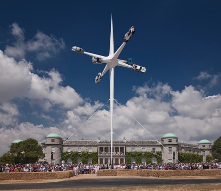 Press kit | 1022-06 - Press release | Porsche Sculpture: Goodwood Festival of Speed, 2018 - Gerry Judah - Art - Photo credit: David Barbour