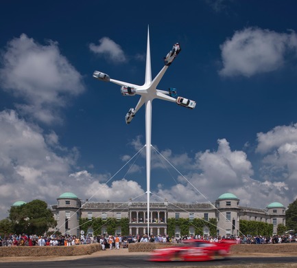 Press kit | 1022-06 - Press release | Porsche Sculpture: Goodwood Festival of Speed, 2018 - Gerry Judah - Art - Photo credit: David Barbour