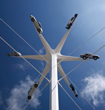 Press kit | 1022-06 - Press release | Porsche Sculpture: Goodwood Festival of Speed, 2018 - Gerry Judah - Art - Photo credit: David Barbour