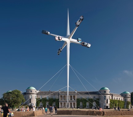 Press kit | 1022-06 - Press release | Porsche Sculpture: Goodwood Festival of Speed, 2018 - Gerry Judah - Art - Photo credit: David Barbour