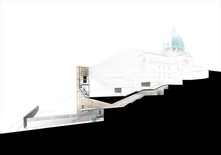 Press kit | 865-33 - Press release | Second Major Award Distinguishes Architectural Concept for Saint Joseph's Oratory of Mount Royal - Lemay - Competition - Visitor Pavilion and Carillon - Saint Joseph's Oratory of Mount Royal - Photo credit: Lemay 