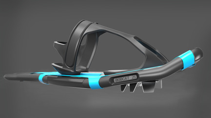 Press kit | 2540-01 - Press release | Bobcat Carbon Fiber Snowshoes - Benjamin Miller - Industrial Design - Side View - Photo credit: Ben Miller