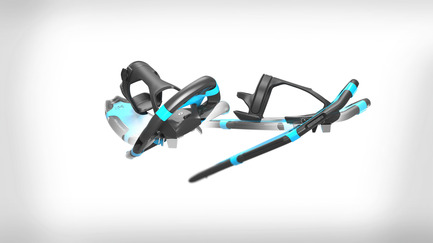 Press kit | 2540-01 - Press release | Bobcat Carbon Fiber Snowshoes - Benjamin Miller - Industrial Design - Flex - Photo credit: Ben Miller