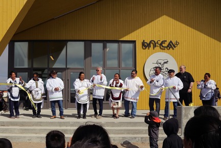 Press kit | 3256-01 - Press release | Nunavik's New Cultural Centre Opens Its Doors - Blouin Orzes architectes - Institutional Architecture - Opening Day Ceremony<br> - Photo credit: Blouin Orzes architectes 