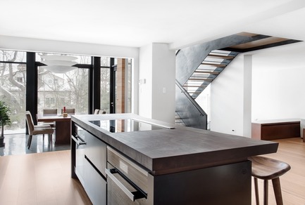 Press kit | 673-19 - Press release | 11th GRANDS PRIX DU DESIGN Awards Winners Announced - Agence PID - Competition - Kitchen award<br>Acier Bleu<br>ARCHITEM Wolff Shapiro Kuskowski architectes. - Photo credit: Drew Hadley