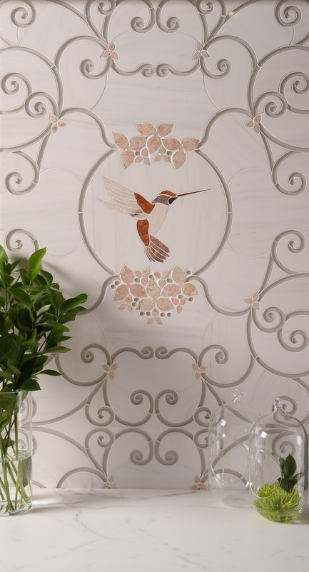 Press kit | 1650-03 - Press release | Launch of the French Quarter Collection - Mosaïque Surface - Product - Cage d'Oiseaux, FRENCH QUARTER COLLECTION - Photo credit: Mosaïque Surface