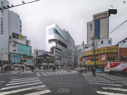 Press kit | 1832-05 - Press release | The City of Seoul Finally Released the Sketch of the Seoul Cinematheque (tentative name), the “Dream of Chungmuro” - Seoul Metropolitan Government - Competition - Winner Rendering Image - Photo credit: Mass Studies
