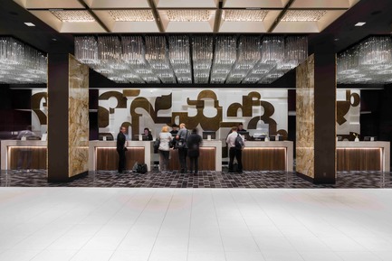 Press kit | 1969-04 - Press release | Fairmont the Queen Elizabeth Unveils Its New Art Collection - Over 123 Works by 37 Contemporary Artists - Fairmont The Queen Elizabeth, MASSIVart Collection and Sid Lee Architecture - Art -  ALEXANDRE BERTHIAUME, Typospective A1, 2017, Mixed mediums<br>  - Photo credit:  Guy L'Heureux 