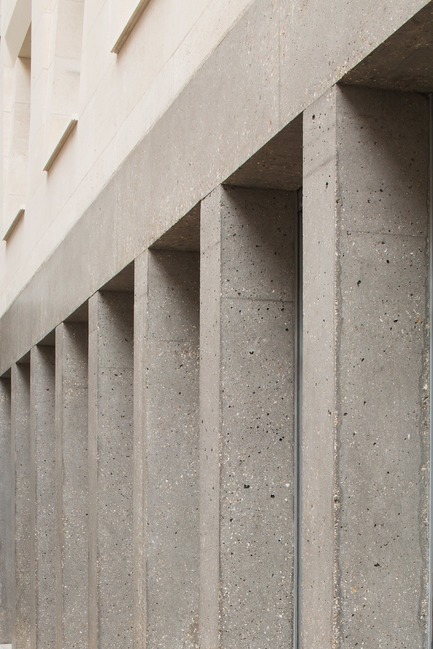 Press kit | 3378-01 - Press release | Social Housing Units in Massive Stone - Barrault Pressacco architectes - Residential Architecture - Barrault Pressacco - Oberkampf - Photo credit: (c)Giaime-Meloni