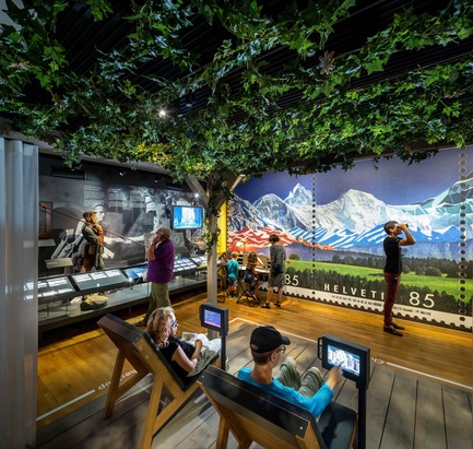 Press kit | 2876-01 - Press release | Kossmann.dejong Designs New Permanent Exhibition for the Swiss Museum of Communication - Kossmann.dejong, exhibition architects - Event + Exhibition - Museum of Communication, Bern, Check up - Photo credit:  Thijs Wolzak 