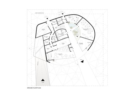 Press kit | 1018-06 - Press release | METAFORM Architects Opens Subsidiary in Dubai - Metaform architects - Event + Exhibition - Luxembourg Pavilion at DUBAI EXPO2020 - Ground floor plan - Photo credit: Metaform