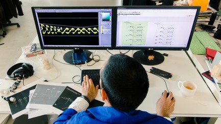 Press kit | 1089-02 - Press release | Illumination of the Jacques-Cartier Bridge | Creating the World's Most Connected Bridge - Moment Factory - Multimedia Design - Jacques Cartier Bridge Interactive Illumination_Behind The Scenes - Photo credit: Moment Factory