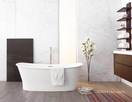 Press kit | 2342-04 - Press release | WETSTYLE Launches a Series of Three New Bathtubs - WETSTYLE - Product - Cloud bathtub - Photo credit: WETSTYLE