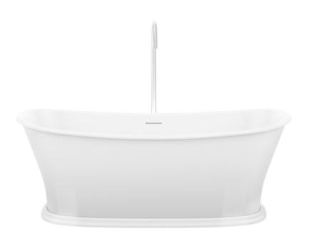 Press kit | 2342-04 - Press release | WETSTYLE Launches a Series of Three New Bathtubs - WETSTYLE - Product - Cloud bathtub with optional base - Photo credit: WETSTYLE