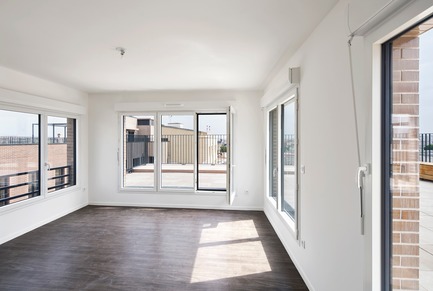 Press kit | 3181-02 - Press release | 104 Social Housing and Home Ownership in Ivry-sur-Seine - Engasser & associates agency - Residential Architecture - Photo credit: ©Michel Denancé