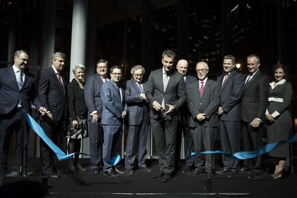 Press kit | 1867-02 - Press release | Inauguration of Maison Manuvie in Montreal - Ivanhoe Cambridge and Manulife - Commercial Architecture - Official ribbon cutting - Photo credit: Christine Bourgier