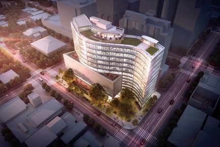 Press kit | 1204-05 - Press release | SXSW Headquarters Breaks Ground - Pei Cobb Freed & Partners - Commercial Architecture - Photo credit:  CZ Properties