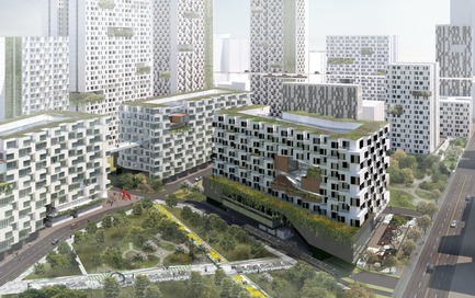 Press kit | 2560-02 - Press release | A 58 km2 Visionary Master Plan, Jakarta Jaya: the Green Manhattan, Wins a WAFX Prize - SHAU - Urban Design -         Integrated high quality affordable housing - Photo credit: @shauarchitects