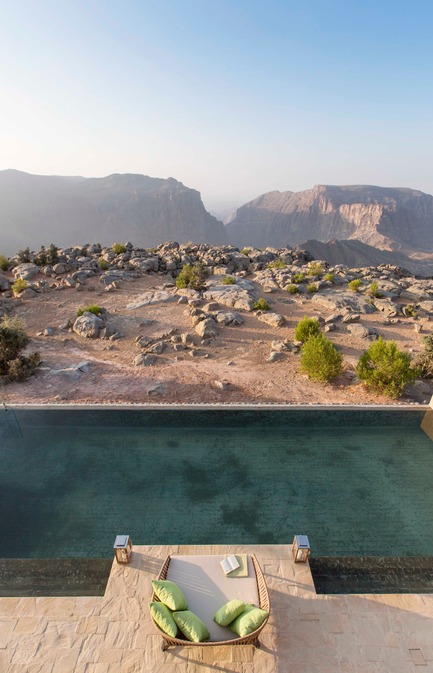 Press kit | 2177-02 - Press release | Lotfi Sidirahal from Atelier Pod Designs the Highest Five Star Resort in the Middle East: Anantara Jabal Akhdar - Atelier Pod - Lifestyle - Bed Royal Mountain Villa Detail - Photo credit: Anantara Jabal Akhdar