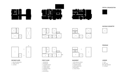 Press kit | 3057-01 - Press release | Flipped House - Atelier RZLBD - Residential Architecture - Program - Photo credit: rzlbd