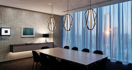 Press kit | 2531-01 - Press release | Corrs Chambers Westgarth - Electrolight - Lighting Design - Dining Room - Photo credit: Peter Clarke