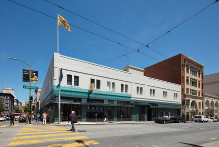 Press kit | 1562-02 - Press release | 826 Valencia Tenderloin Center Receives Special Commendation Award for Social Responsibility - INTERSTICE Architects - Commercial Architecture - Exterior View  - Photo credit: Matthew Millman 