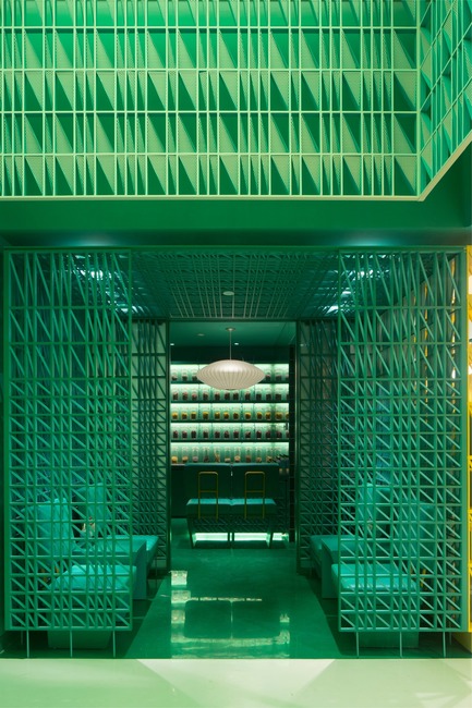 Press kit | 1080-24 - Press release | World Interior of the Year 2017: A Floating Bar, a Jade Green Spa, and a Futuristic Mathematics Gallery Among Shortlist - INSIDE: World Festival of Interiors - Competition - <br> - Photo credit: Nimman Spa in Shanghai by Maos Design Shortlisted in the Hotels<br>category.