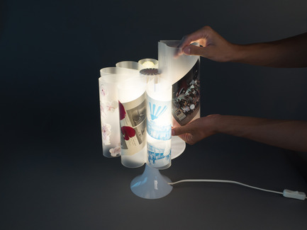 Press kit | 1834-03 - Press release | Introducing a world-first: 'Global Grad Show' at Dubai Design Week - Dubai Design Week - Event + Exhibition - Memory Lamp<br>Student : Im Jonguk,Bae Hyunjoo, Kim Minhwan <br>School : KAIST <br> - Photo credit: KAIST