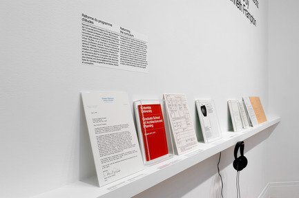 Educating Architects: Four Courses by Kenneth Frampton Press kit | 756-17 - Press release | Educating Architects: Four Courses by Kenneth Frampton - Canadian Centre for Architecture (CCA) - Event + Exhibition - Educating Architects: Four Courses by Kenneth Frampton. Installation view, 2017. - Photo credit: Credit: Canadian Centre for Architecture