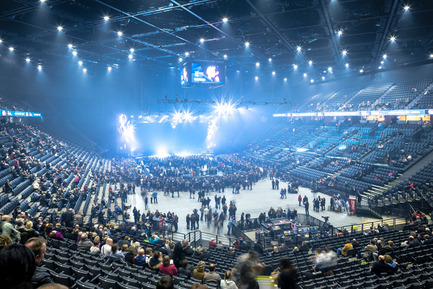 Press kit | 2042-01 - Press release | The AccorHotels Arena - DVVD architecture, design and engineering agency - Commercial Architecture - Photo credit: Sergio Grazia