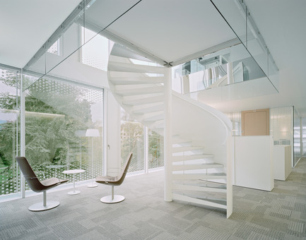Press kit | 2237-01 - Press release | World Trade Organization - wittfoht architekten - Institutional Architecture - spiral stairs promote internal communication - Photo credit: brigida gonzález<br>