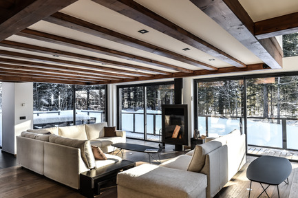 Press kit | 1682-04 - Press release | Chalet Whymper - Chevallier Architectes - Residential Architecture - Chalet WHYMPER, Chamonix by Chevallier Architectes - Photo credit: Solène Renaud pour Chevallier Architectes