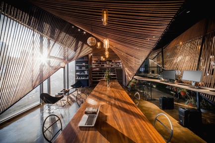 Press kit | 1071-06 - Press release | Announcing the Winners of the 5th Annual Architizer A+ Awards - Architizer - Competition -         Rope Wave Office by Jing-Rui Lin (Atelier Ten) - Popular Choice Winner, Coworking Space - Photo credit: Courtesy of Jing-Rui Lin (Atelier Ten)