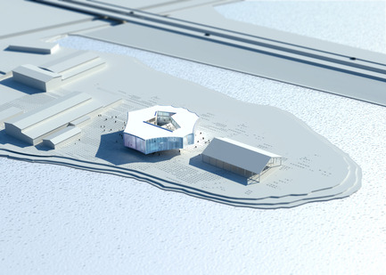 Circus Conservatory Press kit | 2528-01 - Press release | Circus Conservatory - Howeler + Yoon Architecture - Institutional Architecture - Aerial Rendering - Photo credit: Courtesy of Höweler + Yoon Architecture