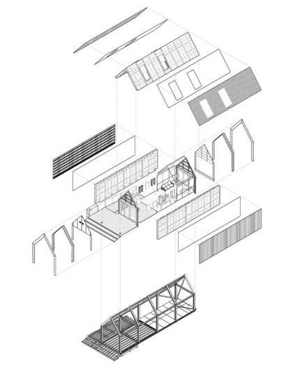 Press kit | 2186-02 - Press release | The Circular Economy Building - Arup Associates - Commercial Architecture - The tectonics of the constituent parts are showcased in the architecture of The Circular Building.  - Photo credit: © ARUP ASSOCIATES