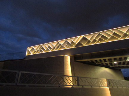 Press kit | 2366-01 - Press release | A New Viaduct for the MIL Campus of the Université de Montréal - civiliti - Urban Design - Detail of Bridge and Abutment - Photo credit: civiliti