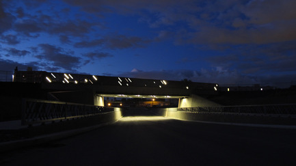 Press kit | 2366-01 - Press release | A New Viaduct for the MIL Campus of the Université de Montréal - civiliti - Urban Design - Rain Pattern - Photo credit: civiliti