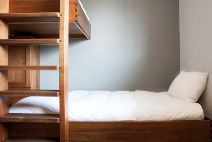 Press kit | 837-17 - Press release | Showcase of Excellence in Green Building at the Reford Gardens - Jardins de Métis / Reford Gardens - Residential Architecture -  Child's bedroom  - Photo credit: Marjelaine Sylvestre