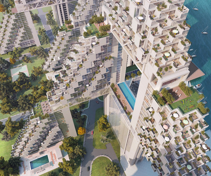 Montreal Celebrates the 50th Anniversary of Architect Moshe Safdie’s Pioneering Habitat ’67 With a New Exhibition at UQAM Centre de Design / June 1 through August 13, 2017 Press kit | 748-31 - Press release | Montreal Celebrates the 50th Anniversary of Architect Moshe Safdie’s Pioneering Habitat ’67 With a New Exhibition at UQAM Centre de Design / June 1 through August 13, 2017 - UQAM Centre de Design - Event + Exhibition - Habitat of the Future - Typology Study 2<br> - Photo credit: Image courtesy of Safdie Architects