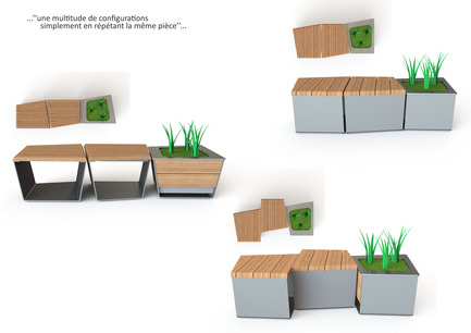 Press kit | 821-03 - Press release | The EXA Collection: An Outside-the-Box Approach to the Modular Cube - Equiparc / Marc BoudreauDesigner - Product - Marc Boudreau, Design industriel - Photo credit: Marc Boudreau