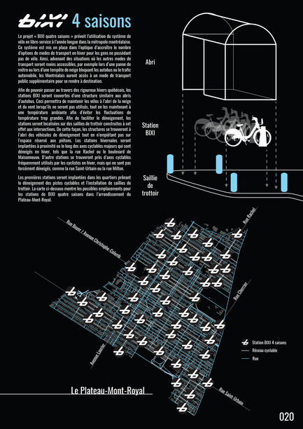 Press kit | 2511-01 - Press release | Proposals and Winners of the 2017 Morph.o.polis Call for Ideas - Morph.o.polis - Competition - Bixi 4 saisons - Photo credit: Marie-Ève Assunçao-Denis