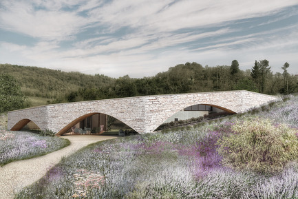 Press kit | 2219-01 - Press release | Winery in Chianti - IB Studio _ Arch. Invernizzi & Bonzanigo - Commercial Architecture - arched wall - Photo credit: IB Studio _ Arch. Invernizzi & Bonzanigo