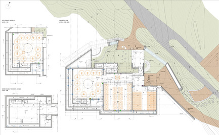 Press kit | 2219-01 - Press release | Winery in Chianti - IB Studio _ Arch. Invernizzi & Bonzanigo - Commercial Architecture - plan - Photo credit: IB Studio _ Arch. Invernizzi & Bonzanigo